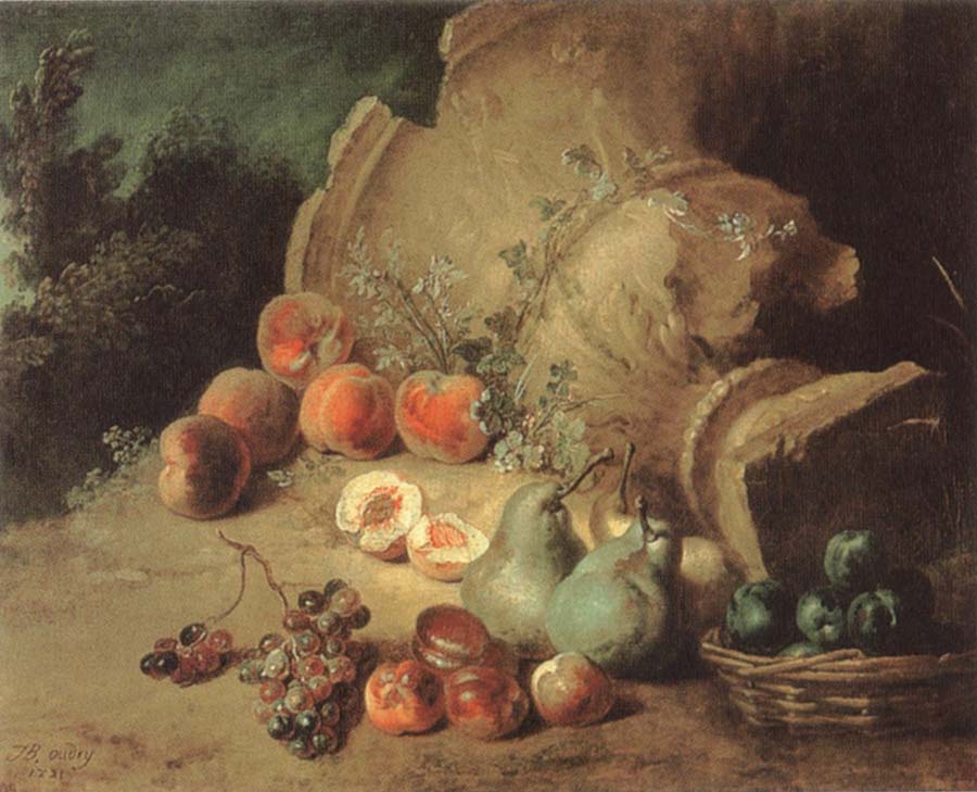 Jean Baptiste Oudry Still Life with Fruit